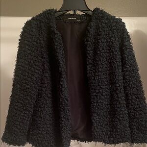 Zara Basic Navy Textured Jacket